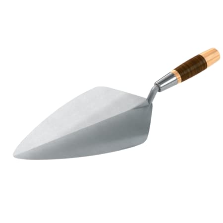 Bon Tool Bon 72-625 Brick Trowel Forged 12" Wide London Leather Handle 72-625